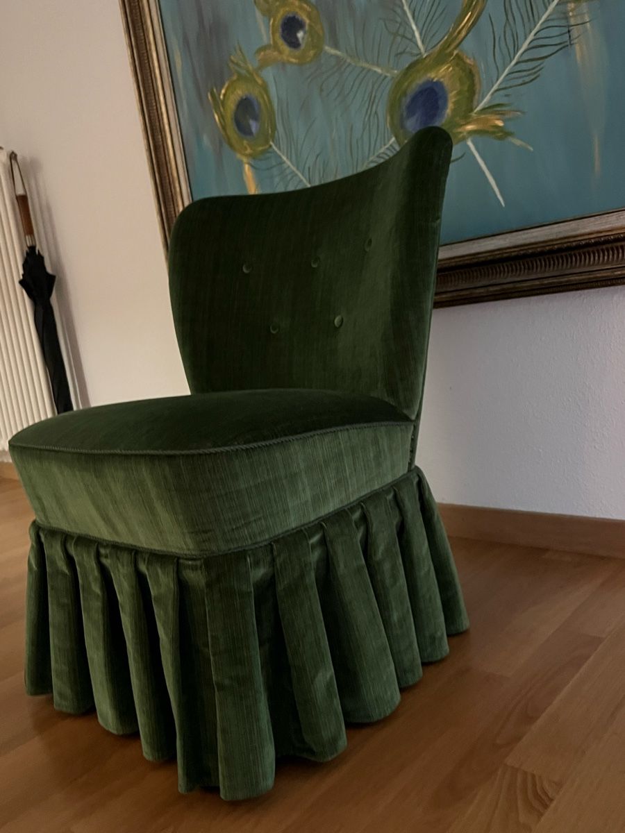 Sedie: Vintage Sessel mit Rüschenrock – Usato da St.Gallen venduto da 303_7fcf 3