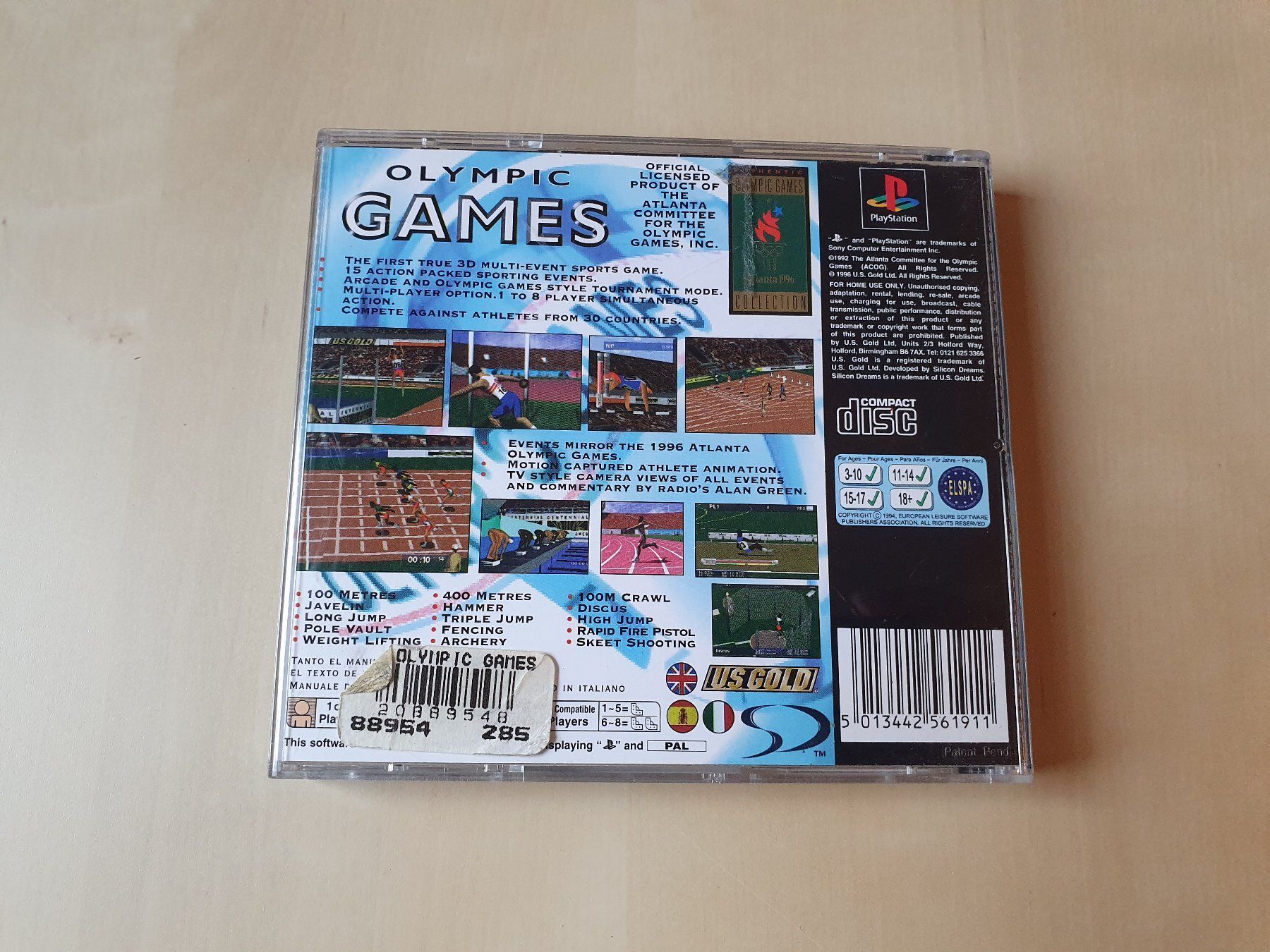 Sony Giochi: Olympic Games – Usato da Stansstad venduto da collectorsshop 1