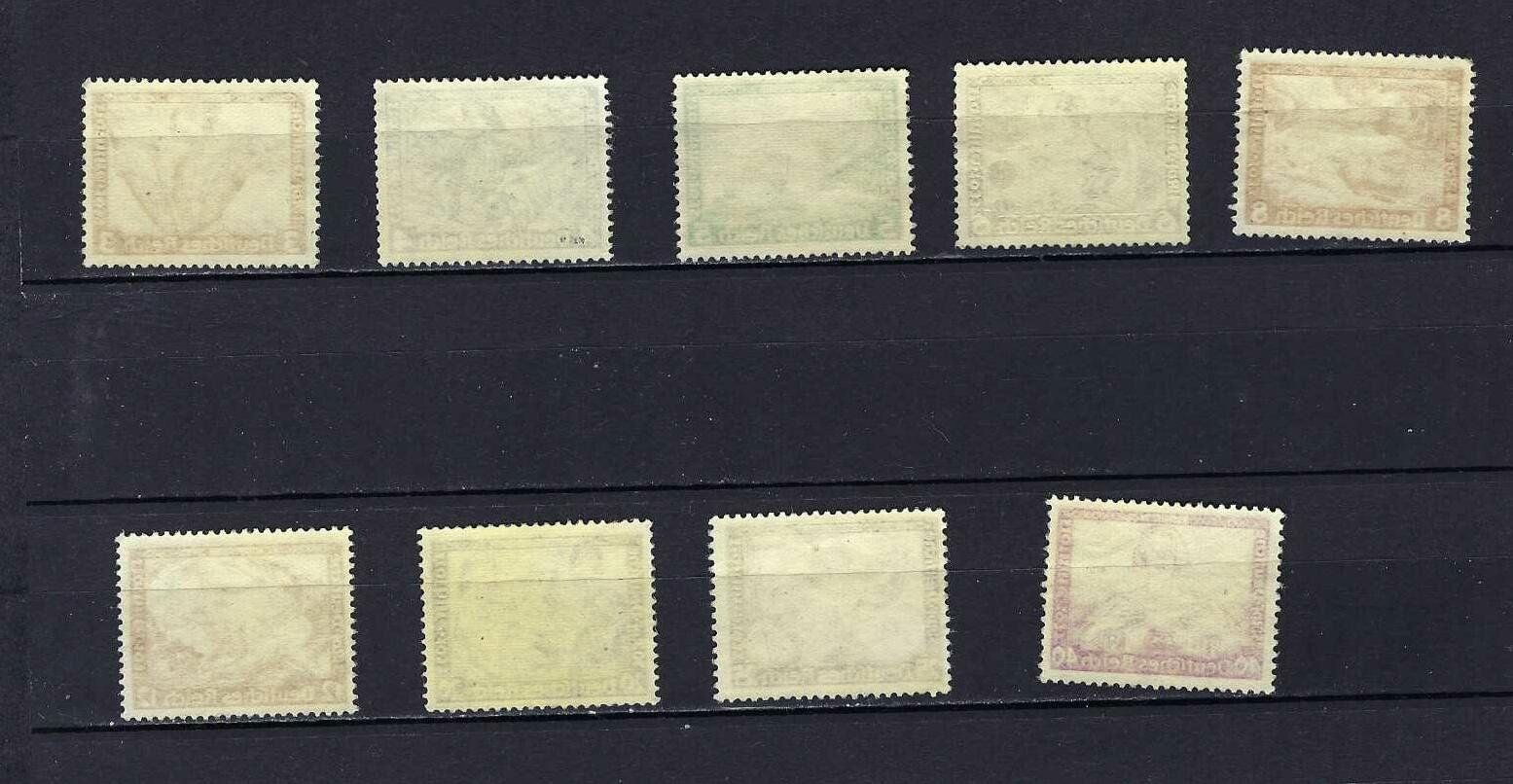 Tutti i francobolli: DR 1933 Wagner 499 - 507 ** – Nuovo e nell'imballaggio originale da Altstätten SG venduto da euro010 1