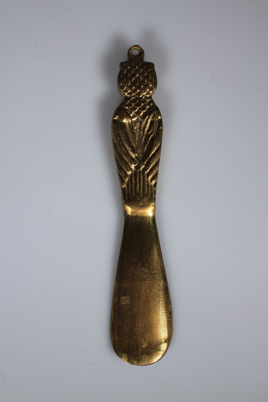 Sonstige Kleidung & Accessoires: Schuhlöffel Eule aus Messing – Gebraucht aus Basel von IRMAundFRED 1