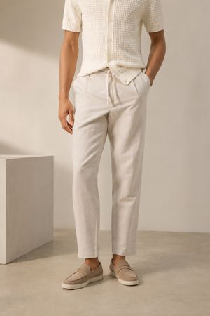 Mango Stoffhose - off-white