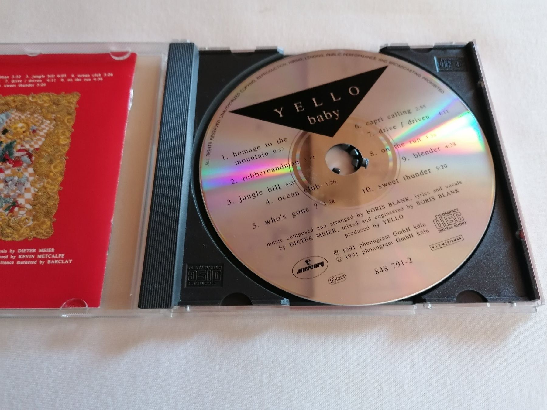 CDs: YELLO - BABY (1991) – Gebraucht aus Ermenswil von easyric 1