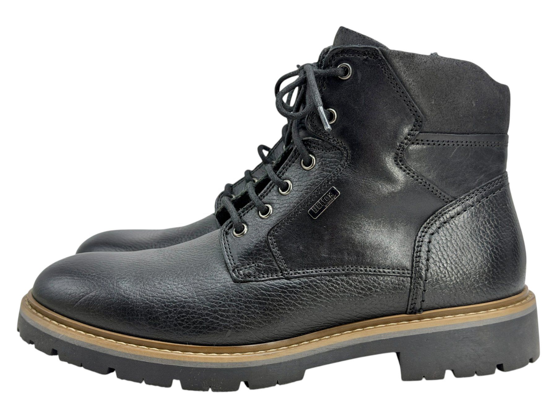 Herrenschuhe: Bottines AM en cuir noir lacées. Pointure 42 – Gebraucht aus Cossonay-Ville von PatineDuTemps 5