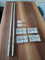 2 Vorhangstangen IKEA "RÄCKA" inkl. Zubehör