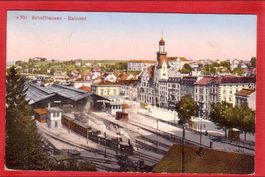 SCHAFFHAUSEN BAHNHOF 1915