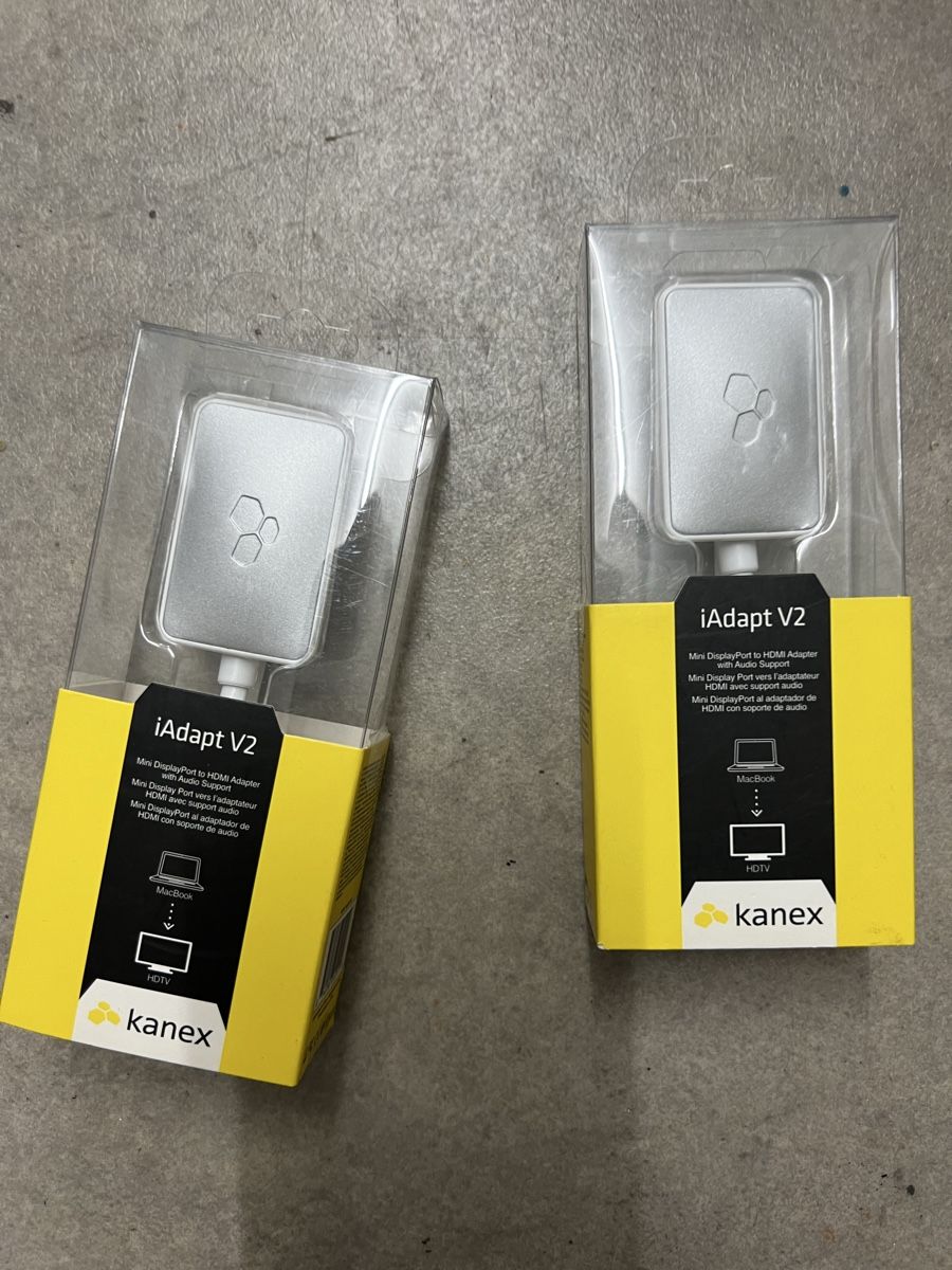 Kabel: 2 x Kanex Mini DisplayPort to HDMI Adapter with Audio – Neu und originalverpackt aus Basel von La.Bonne.affaire