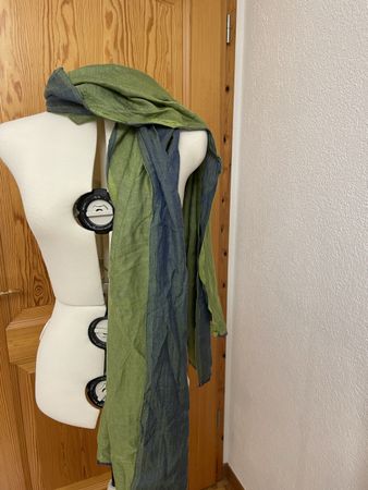 schimmernder Schal zweifarbig