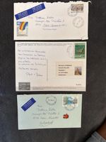 Envois postaux Suisse Finlande 3 pièces collection