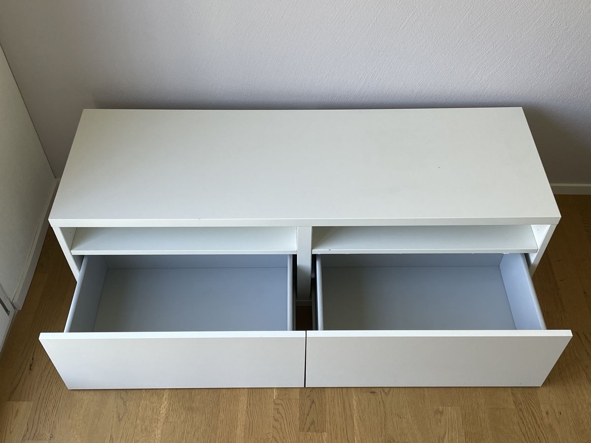 TV Möbel: TV Möbel weiss mit 2 Schubladen – Gebraucht aus Küttigen von cide01 1