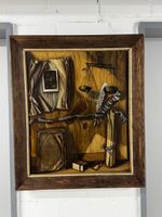 Gemälde "Alte Sachen" von A.B. Zajcev, 60x50, 1983, signiert