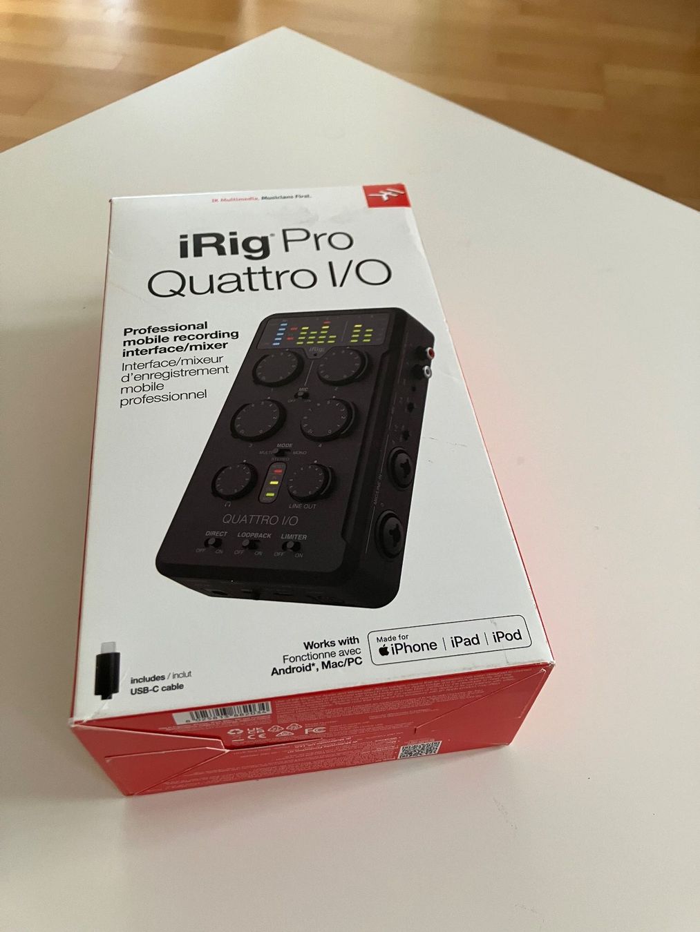 Attrezzatura per studi di registrazione: IK Multimedia iRig ProQuattro I/O Interface – Usato da Eiken venduto da Vivaldi01 4