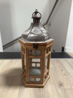 Holz Laterne, Vintage Look