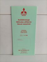 Tarif Mitsubishi Nutzfahrzeuge utilitaires 1988 (Suisse)