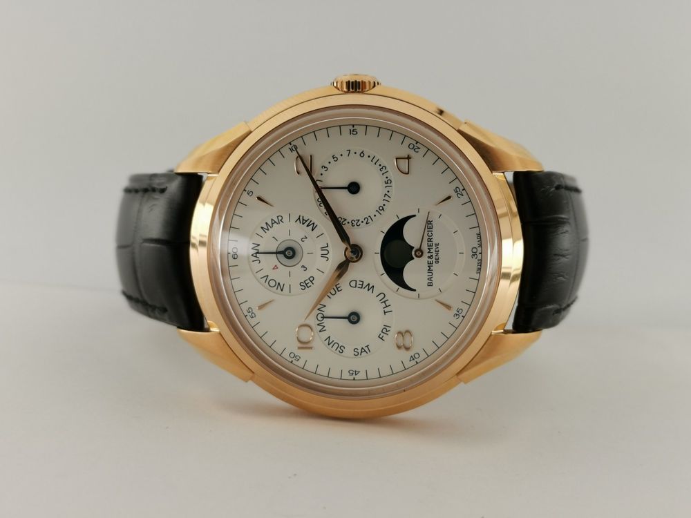 Baume et Mercier Clifton Gold 10306 Ewiger Kalender Kaufen auf