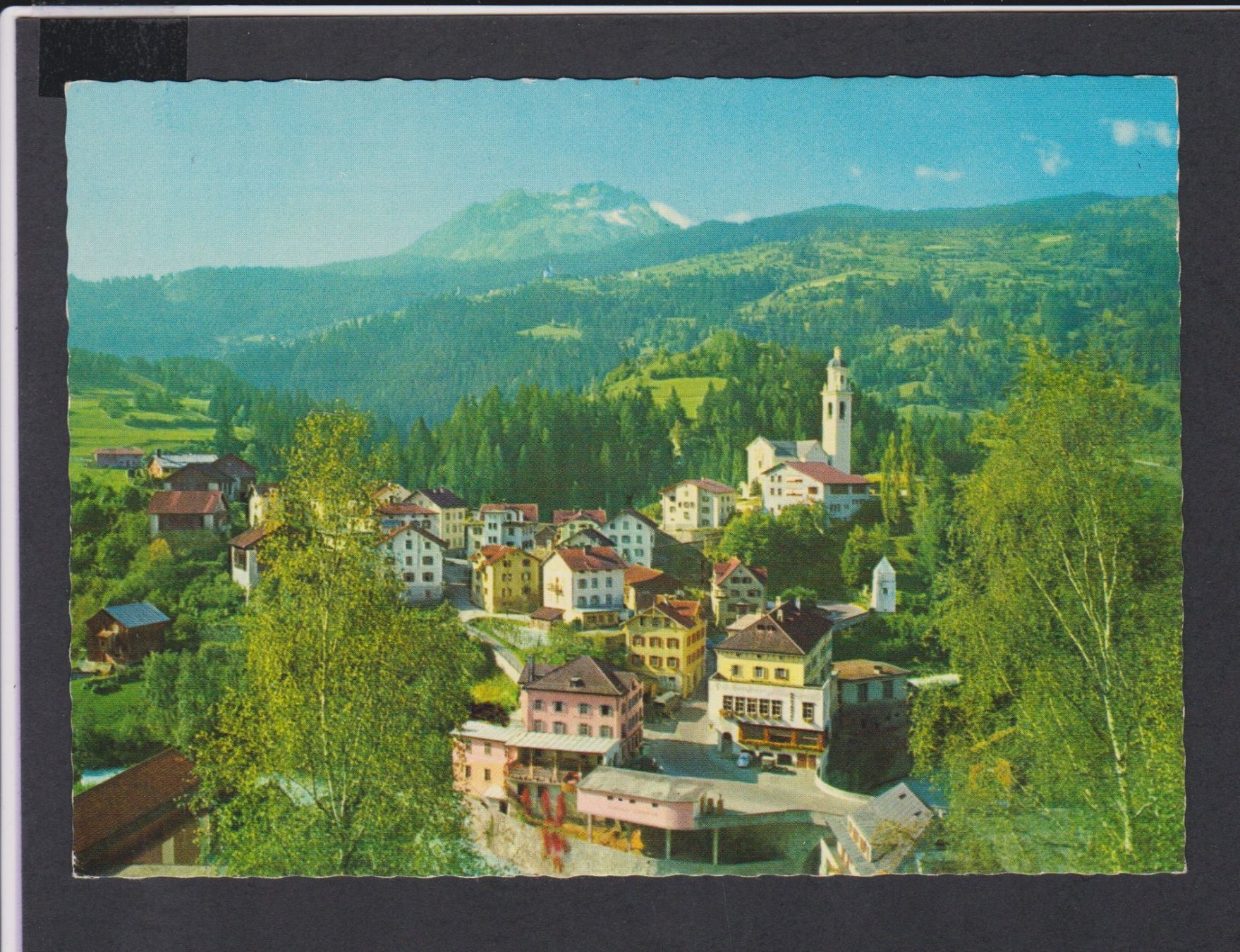 Cartoline postali: Tiefencastel   -   alte Ansichtskarte**  Posthotel Julier – Usato da Vitznau venduto da Ropaku
