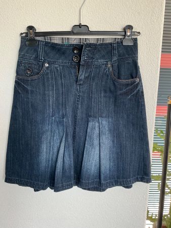 Jupe en jean Street One bleu foncé taille 38 bon état