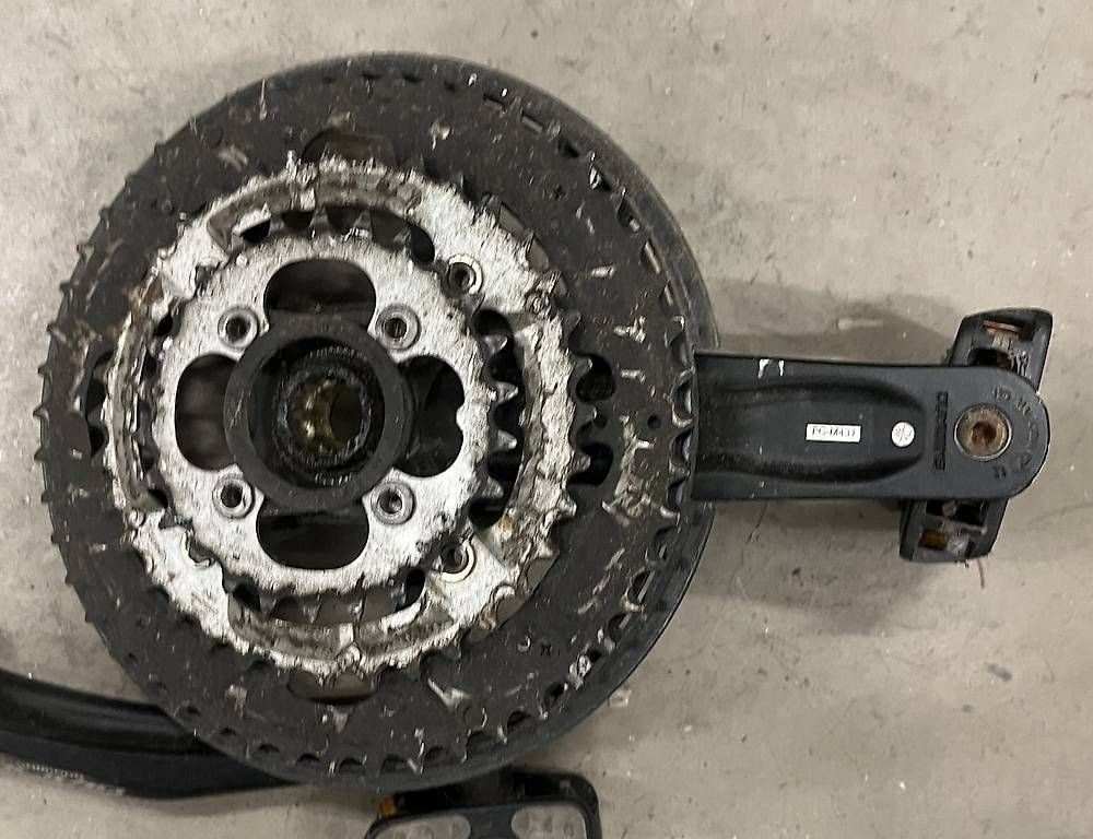 Shimano Pezzi di ricambio: Kurbelsatz Shimano Alivio – Usato da Bern venduto da Achkrach 1