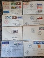 Lot mit 8 CH Flugpost Briefe