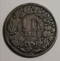 1 Franken 1861 Silber