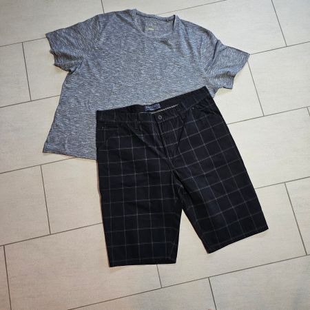 neuwertige Bermudashorts Gr.60 & Shirt Gr. 3XL