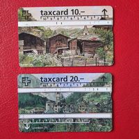 2 taxcards Stalden (VS) und Lavertezzo (TI)
