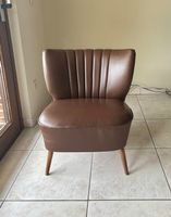 Vintage Cocktailsessel – 50er/60er Jahre – Braun