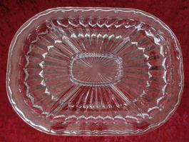 Apéro Glasschale mit 5 Fächern Gewicht 1900gr.