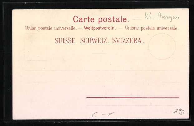 Cartoline postali: Litho Mellingen, Rathaus, Schulhaus, Ort – Usato da Berlin venduto da bartko-reher 1