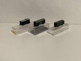 Spur N Güterwagen Set 3-teilig