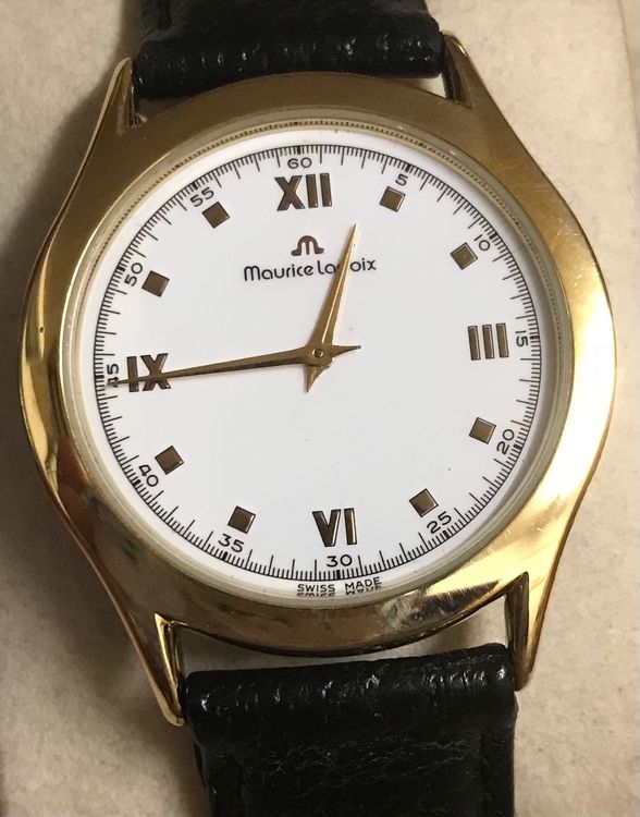 Montre Maurice Lacroix Or Acier Quartz Diamètre 34 Mm M448 - Occasion Unisexe Vintage