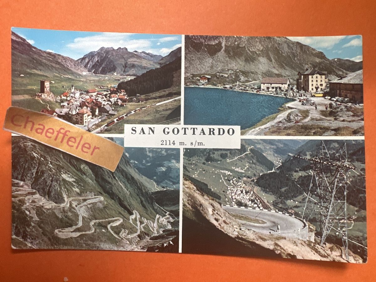 Ansichtskarten: San Gottardo – Gebraucht aus Zürich von Chaeffeler