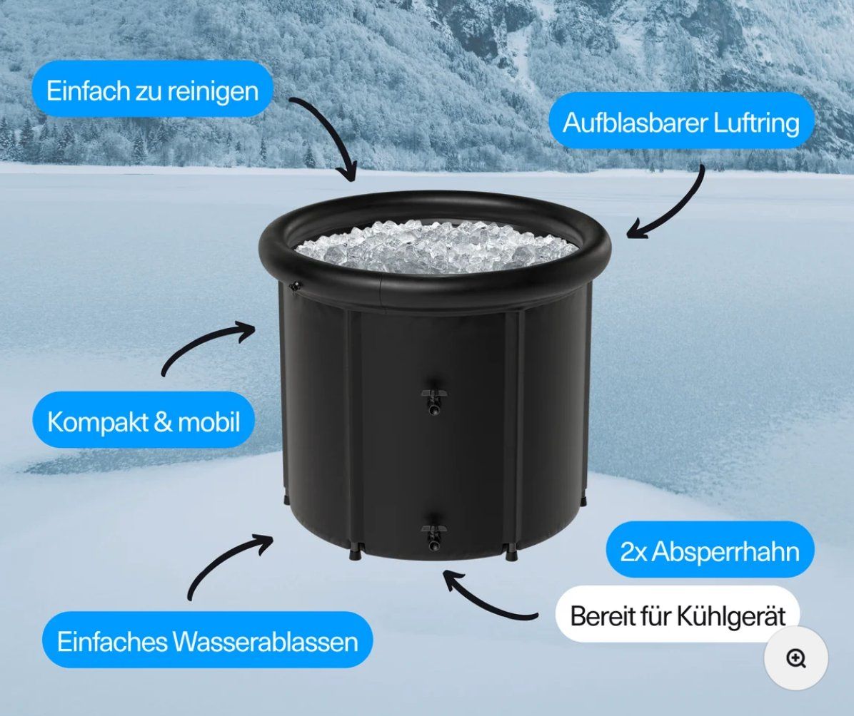 Vasche da bagno: Eisbad (Cold Plunge) Starter Set – Usato da Birmensdorf ZH venduto da huntilla 2