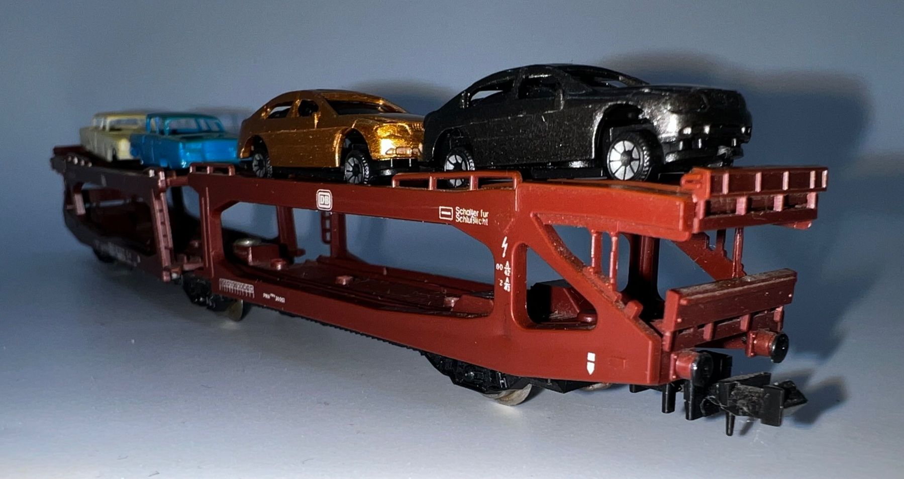 Arnold Modellini di ferrovie: Lima -N Autotransporter, beladen – Usato da Basel venduto da jonnyhaas 5