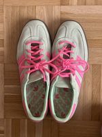 Baskets Adidas vert menthe et rose, état comme neuf 