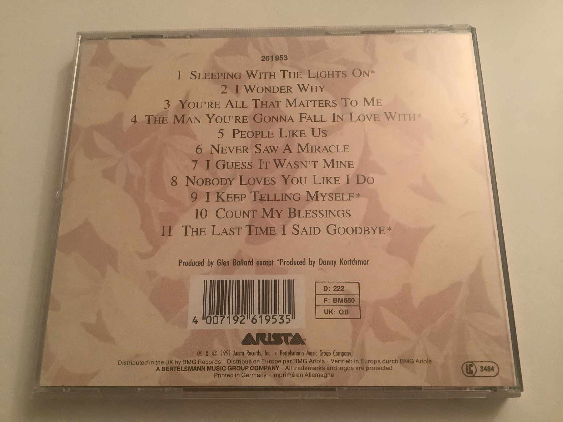 CD: Curtis Stigers / 1991 – Usato da Dübendorf venduto da Shreck 1