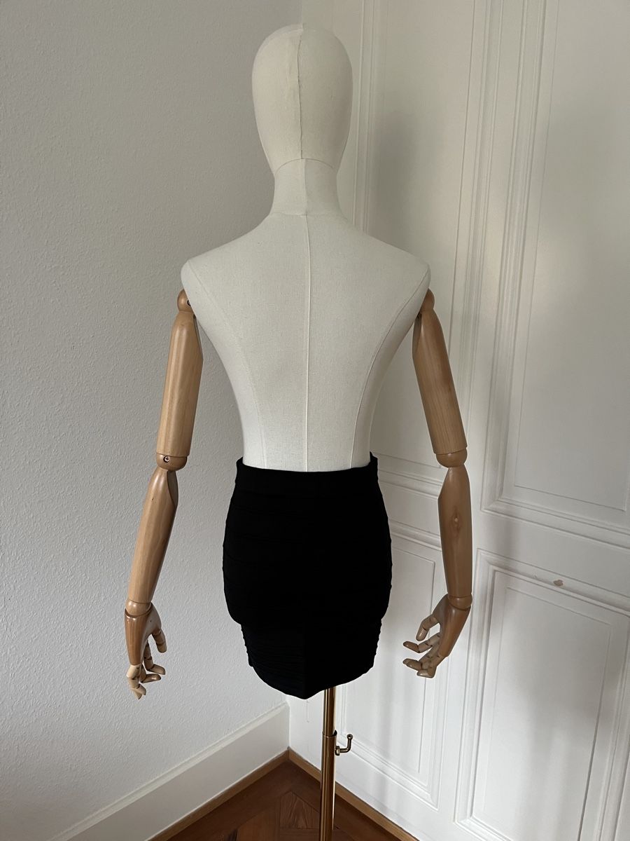 Röcke: Charlotte Russe Black Mini Skirt, Size S, Ribbed Style – Gebraucht aus Mies von Nib2011 3