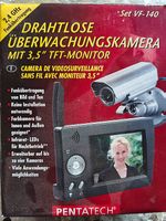 Pentatech DRAHTLOSE ÜBERWACHUNGSKAMERA MIT 3,5 " TFT-MONITOR