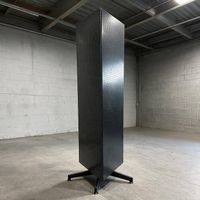 Dreiecks-Verkaufsständer Lochblech, anthrazit, 163 cm