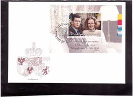 1993 FDC Block zur Vermählung aus ABO