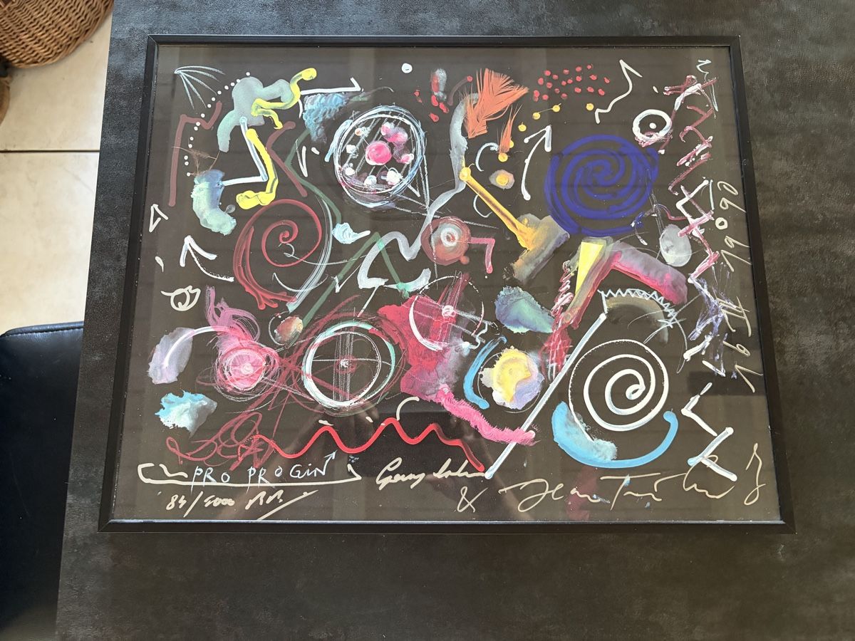 Grafica & Litografie: Jean Tinguely Lithographie Pro Progin  – Usato da Vallamand venduto da Bricbracbroc82 2
