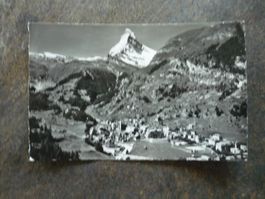 Alte Ansichtskarte Zermatt mit Matterhorn 1. Aug. 43