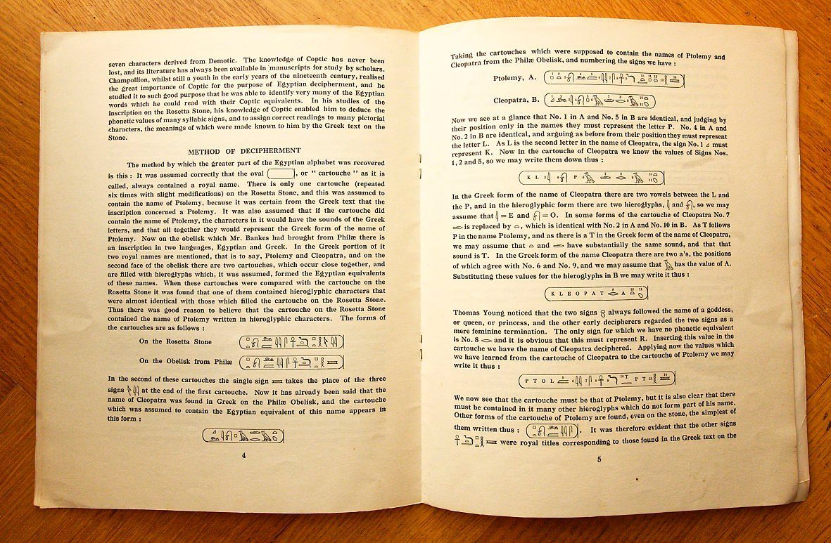 Bücher: The Rosetta Stone, British Museum – Defekt aus Bern von Maccalvin 7
