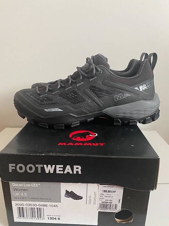 Mammut Scarpe da donna: Mammut Ducan Low GTX Wanderschuhe gr 36 2/3 – Nuovo (secondo la descrizione) da Zürich venduto da Altruisti 2
