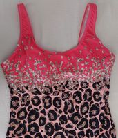 Neuer Pink Leopard Badeanzug, Grösse XXL / 44 / 46