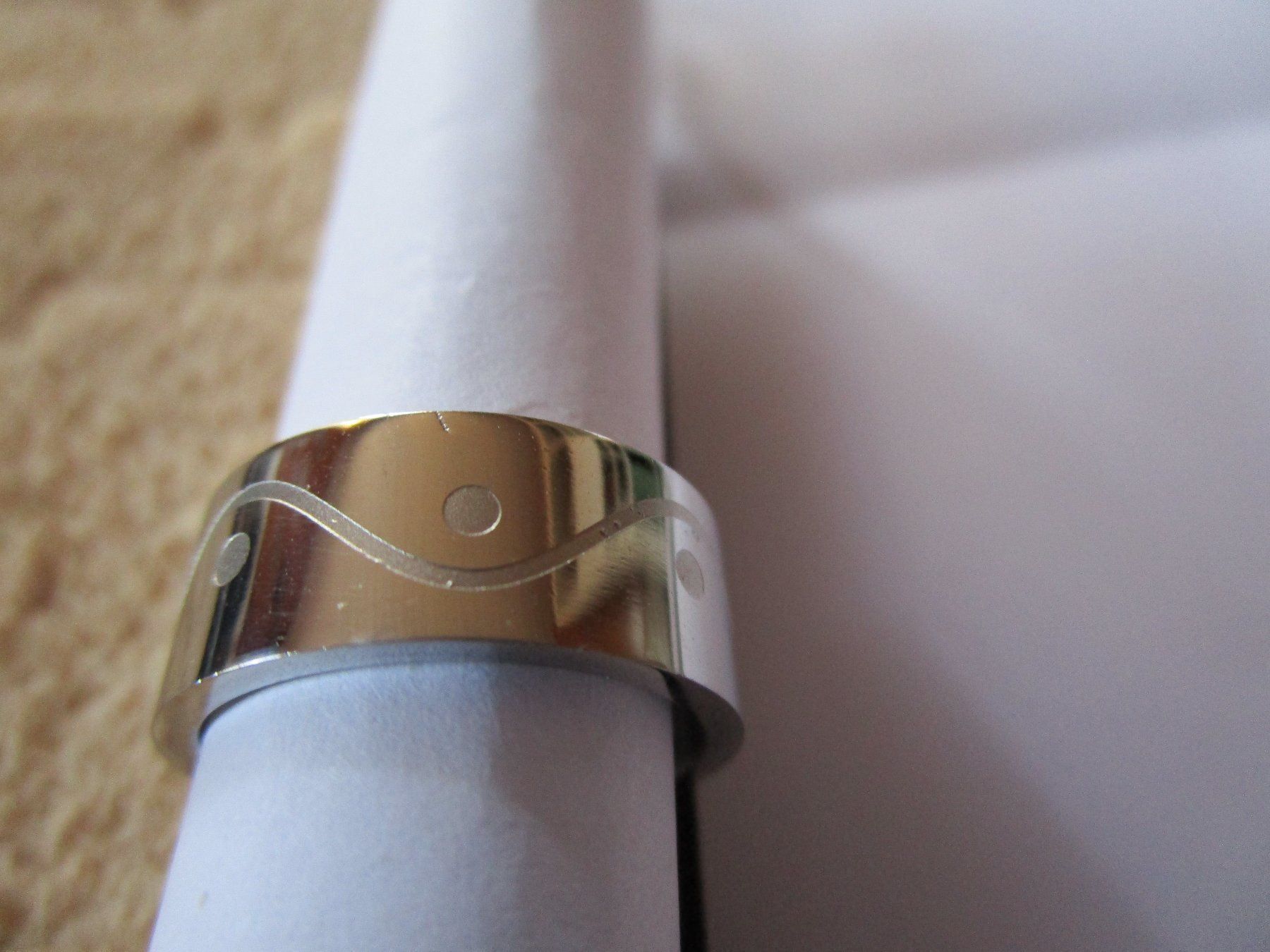 Ringe: Edelstahlring Damen Gr. 54 – Gebraucht aus Ursenbach von gruenblau 3