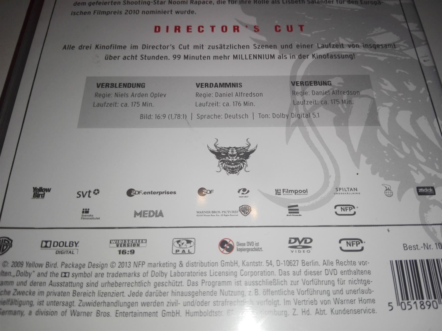Alle DVDs: Stieg Larsson Millennium (Directors Cut) – Gebraucht aus St. Gallen von elk2021 3