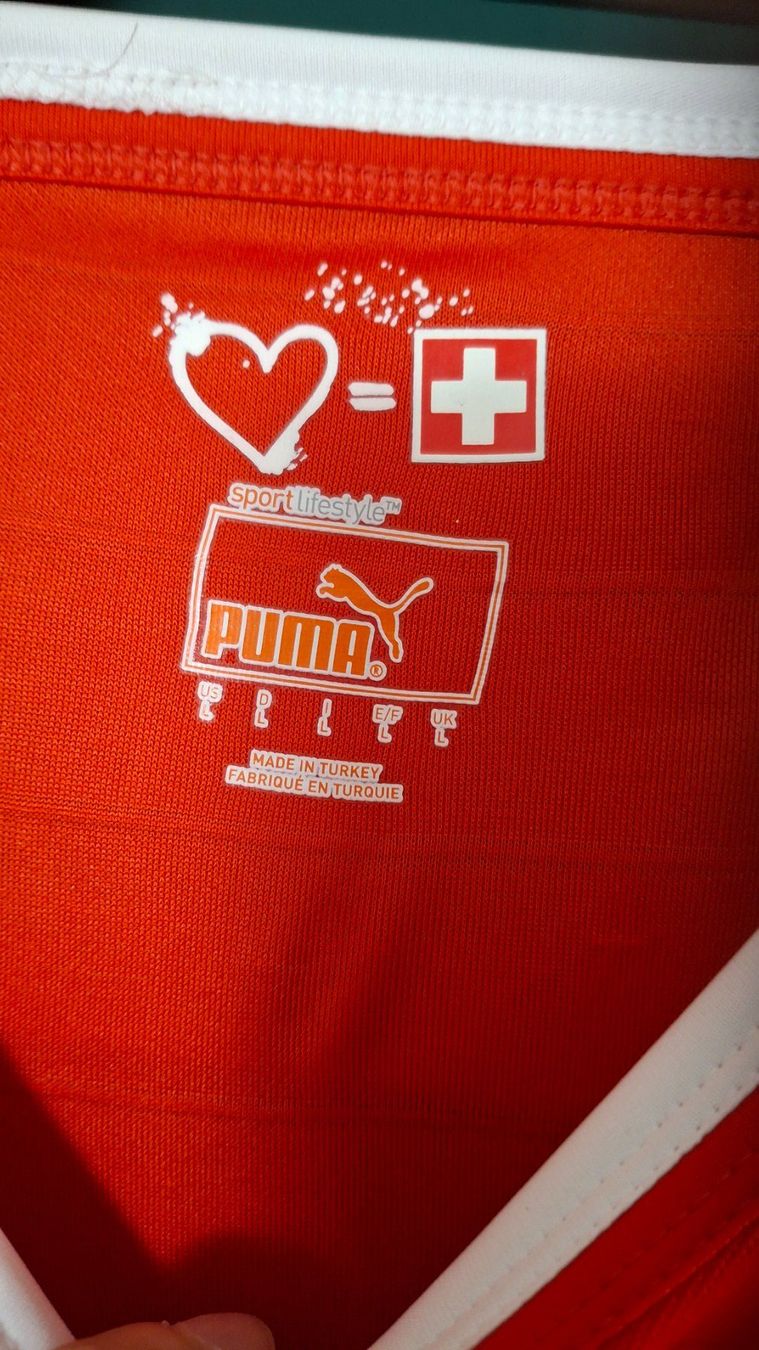 Schweizer Nati Canottiere & Pantaloni: Switzerland maillot 2012 manche longue player version – Usato da Yverdon-les-Bains venduto da flo_8fgr 3