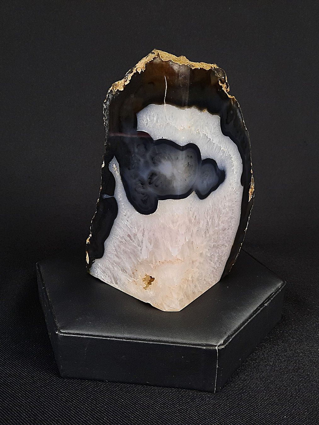 Mineralien & Heilsteine: Achat-Geode mit Quarzkern – Gebraucht aus Beinwil am See von Restwert_Beinwil 3