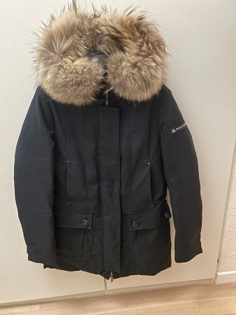 Peuterey Daunenjacke Regina mit pelzbesetzter Kapuze