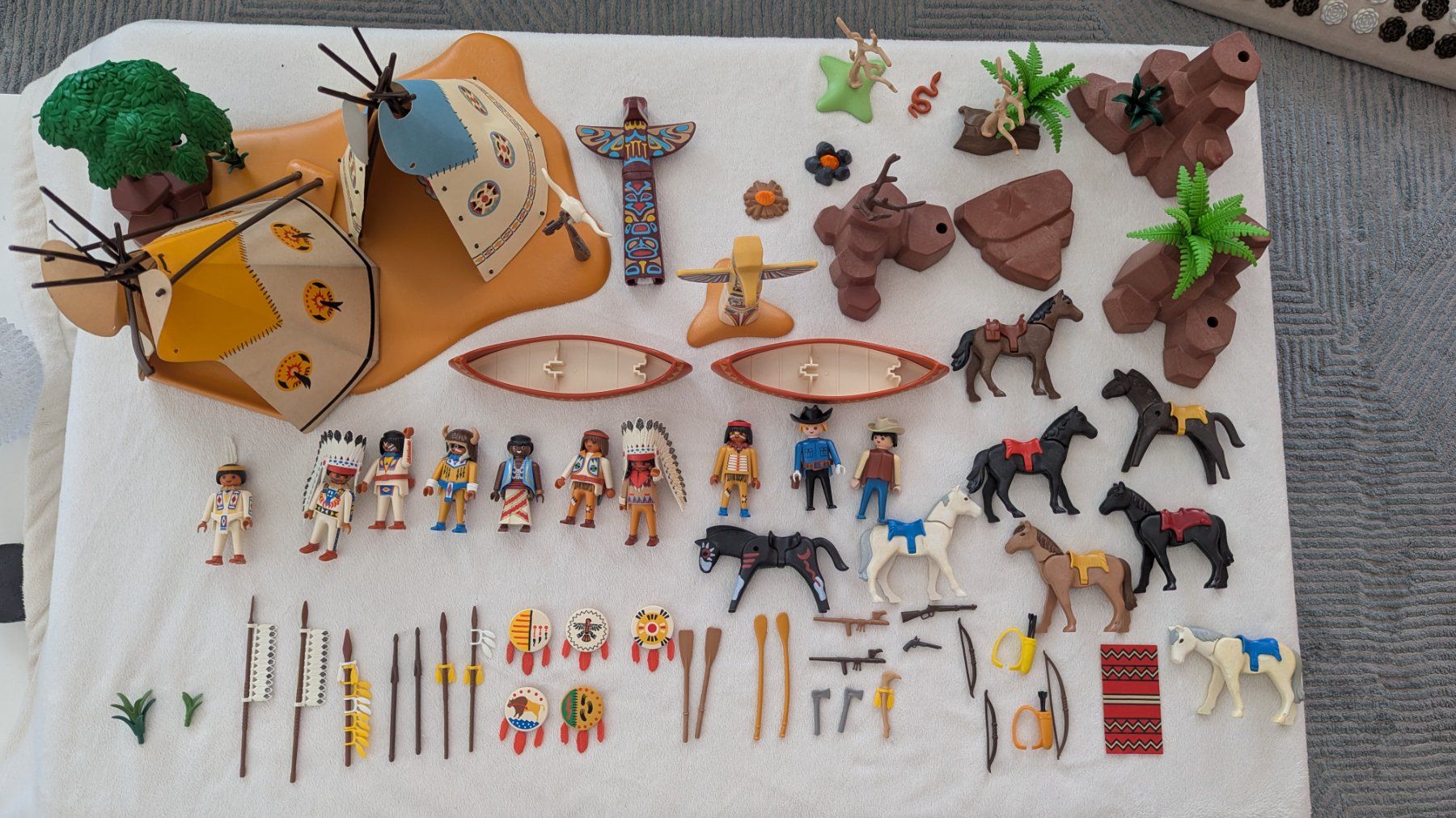Playmobil Spielzeuge: Playmobil Wild West Indianer Set – Gebraucht aus Root von wawwa71 1